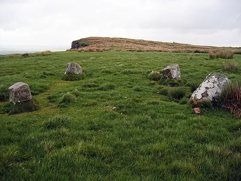 goatstones: a Bronze-Age stone circle near Ravensheugh Crags in Northumberland, England