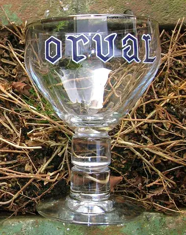 goblet: a drinking vessel with a foot and stem
