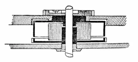 going barrel: a barrel containing the mainspring, with teeth on its periphery to drive the train