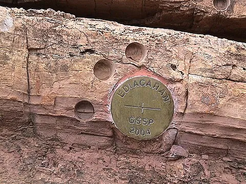 golden spike: a geologic marker created by a global event that leads to long lasting global changes recorded in...