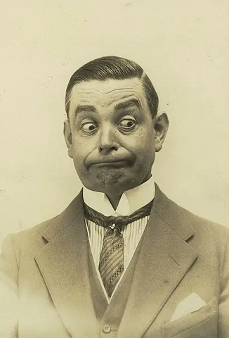 googly-eyed: having prominent, bulging eyes; bug-eyed