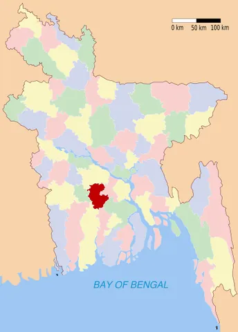 gopalganj district: one of the thirteen districts in the Dhaka Division of Bangladesh