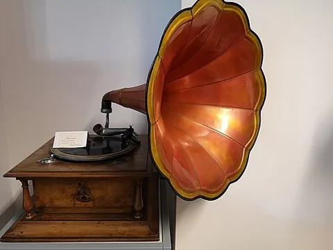 gramophone: a record player