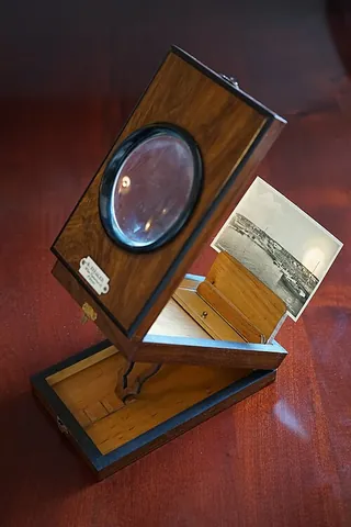 graphoscope: an optical instrument, invented in the 19th century, for magnifying, usually having one magnifying...
