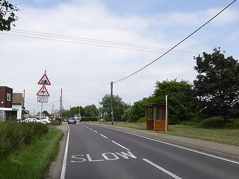 great holland: a village in Frinton and Walton parish, Tendring district, Essex, England (OS grid ref TM2119)