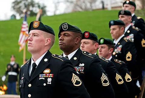 green beret: a member of the United States Army Special Forces