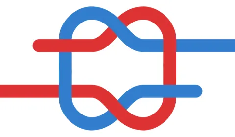 grief knot: a knot for connecting two ends of rope; similar to a granny knot, but with the short ends on...