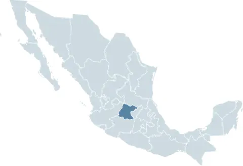 guanajuato: a state in the central highlands of Mexico
