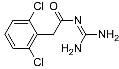guanfacine: a drug that is an alpha-adrenergic agonist taken orally in the form of its hydrochloride...