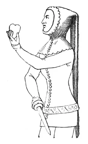 gugel: a type of hood with a liripipe (a trailing point), popularly worn in medieval Germany