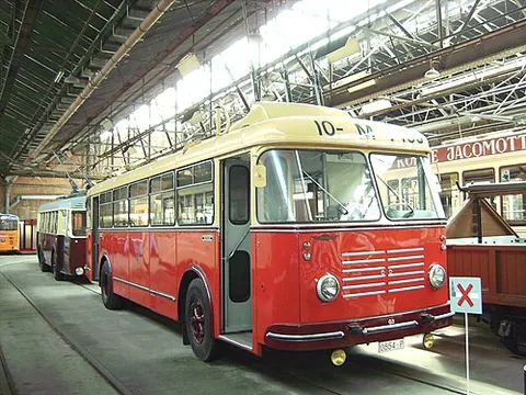 gyrobus: an electric bus which stores energy in a flywheel rotating at high speeds (up to 3000 RPM) rather...