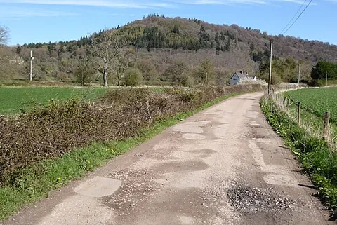 hadnock: a rural locality in Monmouth community, Monmouthshire, Wales, on the border with Herefordshire,...