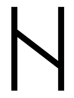 haglaz: the h rune symbol in esotericism, Germanic neopaganism and Germanic philology