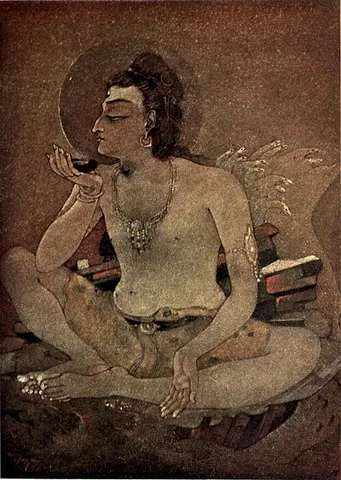halahala: a poison drunk by Shiva, thus turning his neck blue