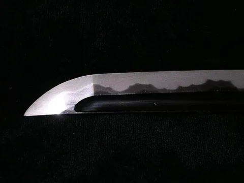 hamon: a wavy line found on steel products that have been hardened differentially, with soft and hard...