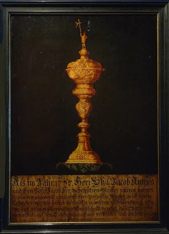 hanap: a rich goblet, especially one used on state occasions