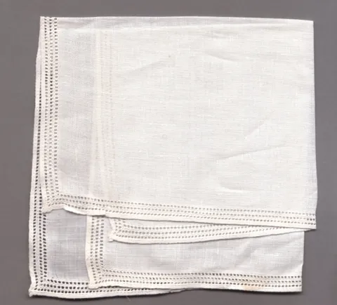 handkerchief: a piece of cloth, usually square and often fine and elegant, carried for wiping the face, eyes,...