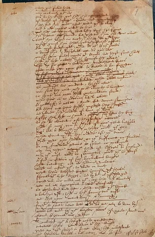 handwritten: written with a person's hand, as opposed to typed
