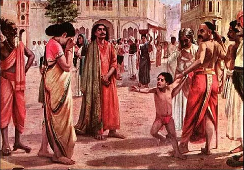 harishchandra: a legendary Indian king known for his commitment to truth and, in the Puranas, selling his kingdom,...