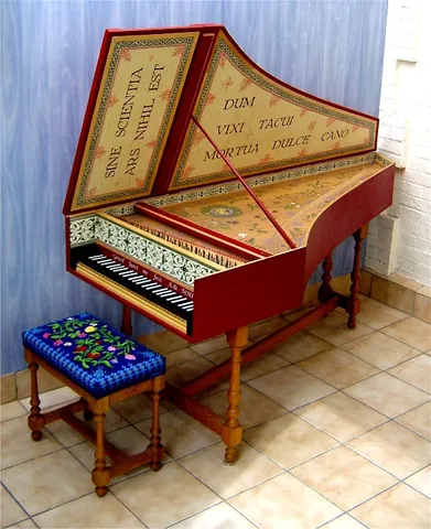 harpsichord: a stringed musical instrument with a keyboard, the mechanical precusor to the fortepiano, in which...