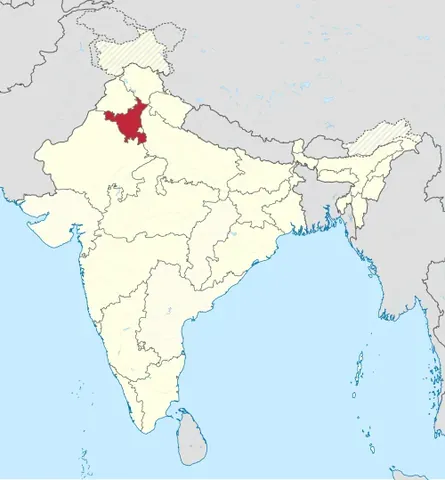 haryana: a state in northern India. Capital: Chandigarh. Largest city: Faridabad