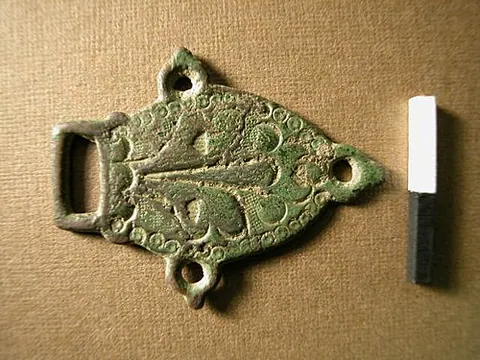hasp: a clasp, especially a metal strap fastened by a padlock or a pin; also, a hook for fastening a door