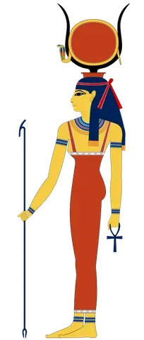 hathor: the goddess of joy, love, and motherhood; one of the "Eyes / Daughters of Ra", the consort of...