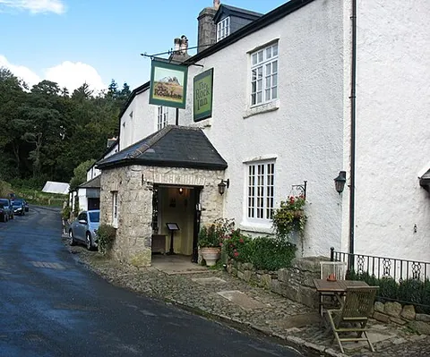 haytor vale: a settlement in Ilsington parish, Teignbridge district, Devon, England (OS grid ref SX7777)