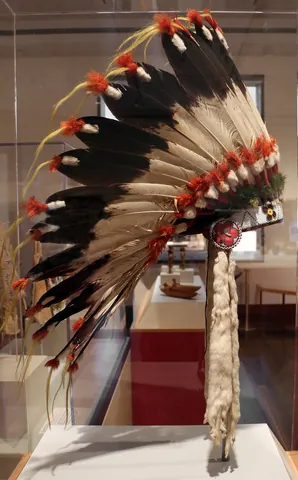 headdress: a decorative covering or ornament worn on the head