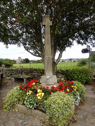 headless cross: a small settlement in Allithwaite and Cartmel parish, Westmorland and Furness, Cumbria, England,...