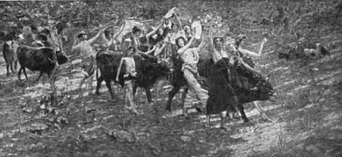 hecatomb: a great public sacrifice to the gods, originally of a hundred oxen; also, a great number of animals...