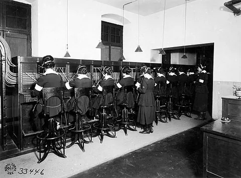 hello girl: a female telephone operator