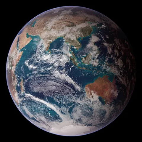 hemisphere: half of the celestial sphere, as divided by either the ecliptic or the celestial equator