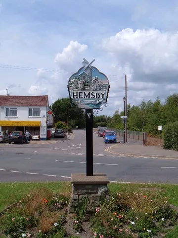 hemsby: a coastal village and civil parish in Great Yarmouth borough, Norfolk, England (OS grid ref TG4917)