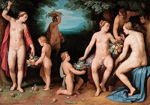 hesperides: a group of nymphs who tend a blissful garden filled with trees that grew golden apples in a far...