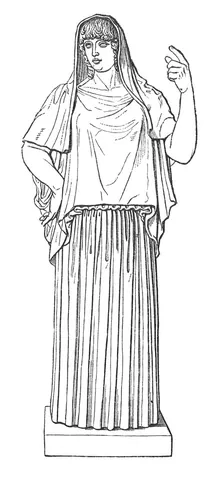 hestia: the virgin goddess of the hearth, and the household, and therefore of domestic life