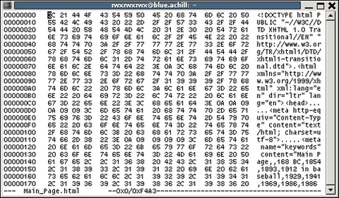 hex editor: a text editor that allows for manipulation of the fundamental binary data that constitutes a...