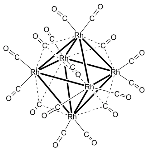 hexadecacarbonylhexarhodium: a metal carbonyl cluster with formula Rh₆(CO)₁₆