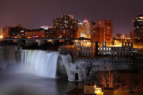 high falls: a hamlet and census-designated place in the towns of Marbletown and Rosendale, Ulster County, New...