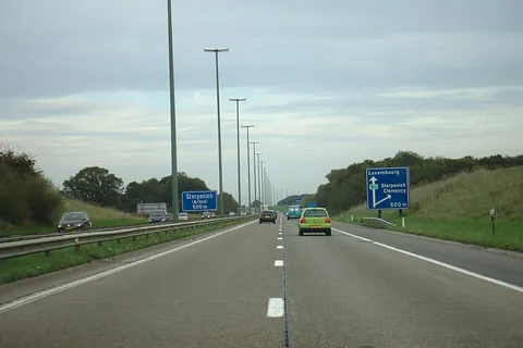highway: a main public road, especially a multi-lane, high-speed thoroughfare