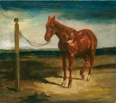 hitching post: a post to which a horse (or other animal) may be tethered to prevent it from straying
