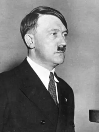 hitler mustache: synonym of toothbrush mustache