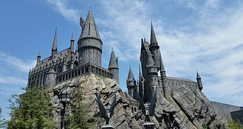 hogwarts: hogwarts School of Witchcraft and Wizardry, a school for learning magic in J. K. Rowling's Harry...