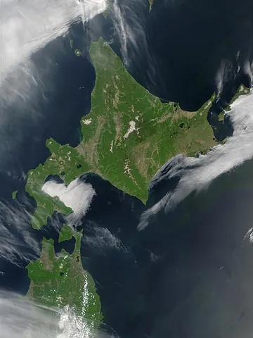 hokkaido: the second largest island of Japan, capital Sapporo