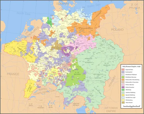 holy roman empire: a former polity and medieval empire forming a loose conglomeration of largely independent mostly...