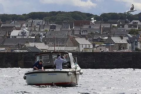 hopeman: a coastal village east of Burghead, Moray council area, Scotland (OS grid ref NJ1469)