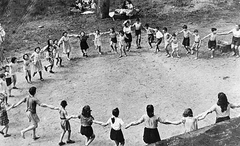 hora: a circle dance popular in the Balkans, Israel and Yiddish culture worldwide