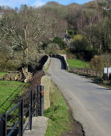 horsebridge: a hamlet in Sydenham Damerel parish, West Devon district, Devon, England; the bridge over the River...