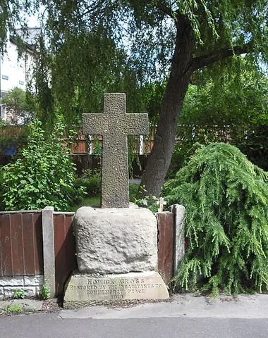 howick cross: a suburban area in Penwortham parish, South Ribble district, Lancashire, England (OS grid ref...