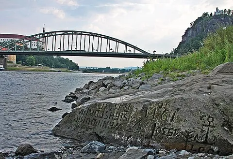 hunger stone: a stone, either naturally exposed or intentionally embedded in a river during a drought, which is...